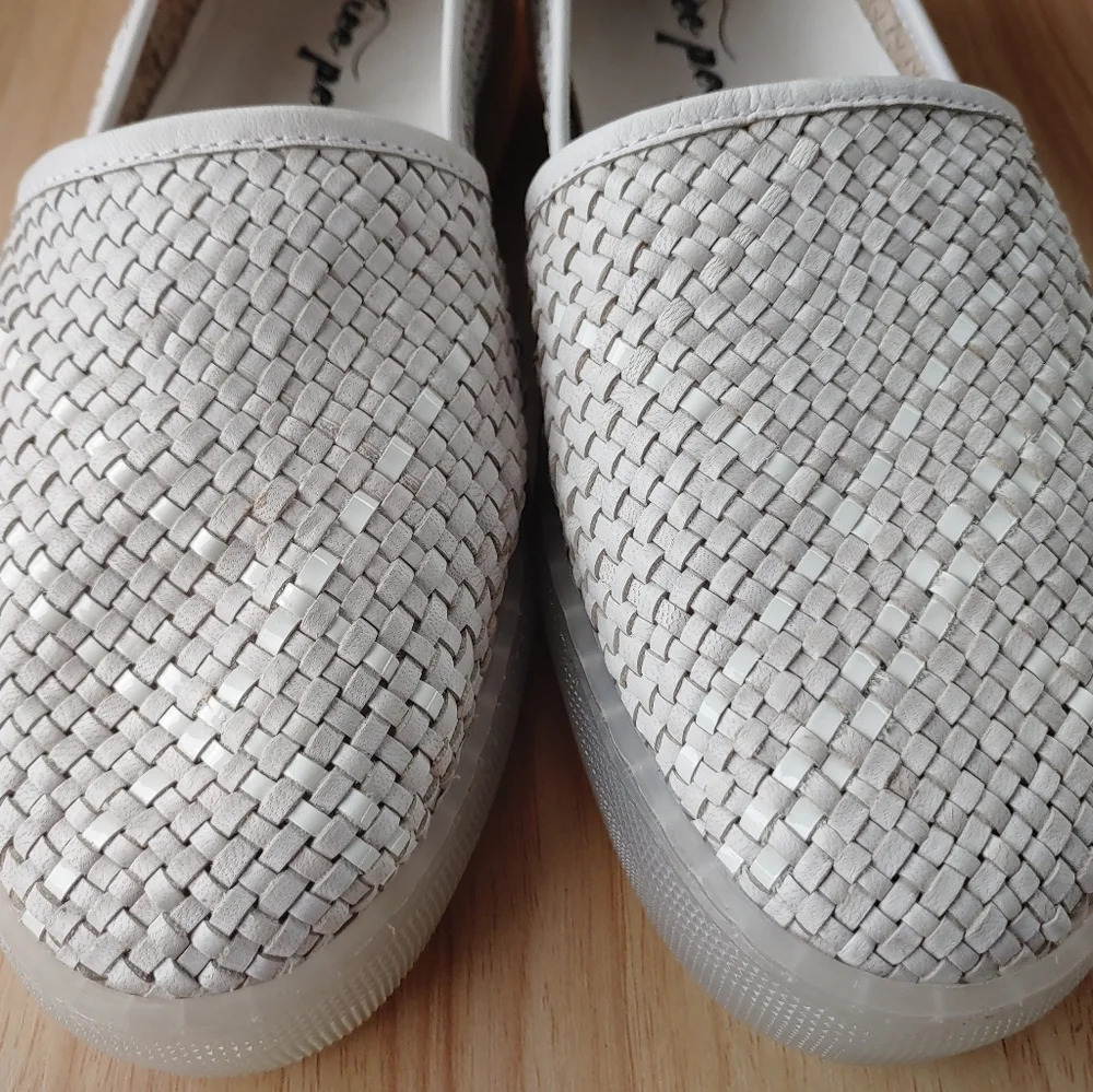 Free People Womens Ivory Santorini 2372265 Round Toe Slip On Shoes Sz 36 - Picture 2 of 6